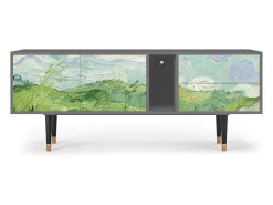 Mueble de TV - 170х69х48 cm - T1 - Green Wheat Fields, Cinza^ Móvel De Tv