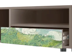 Mueble de TV - 115х59х48 cm - T3 - Green Wheat Fields, Latte^ Móvel De Tv