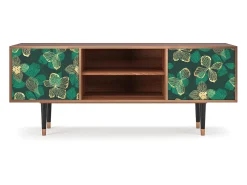 Móvel De Tv* Mueble de TV - 170х69х48 cm - T2 - Green Flower, Nogueira Castanho