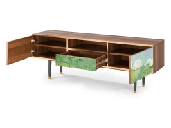 Mueble de TV - 170х59х41 cm - T6 - Green Wheat Fields, Nogueira^ Móvel De Tv