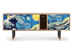 Mueble de TV - 170х69х48 cm - T1 - Great Wave, Nogueira^ Móvel De Tv
