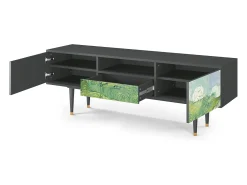 Hot Mueble de TV - 170х59х41 cm - T6 - Green Wheat Fields, Antracite Cinza antracite