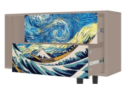 Mueble de TV - 170х69х48 cm - T1 - Great Wave, Latte^ Móvel De Tv