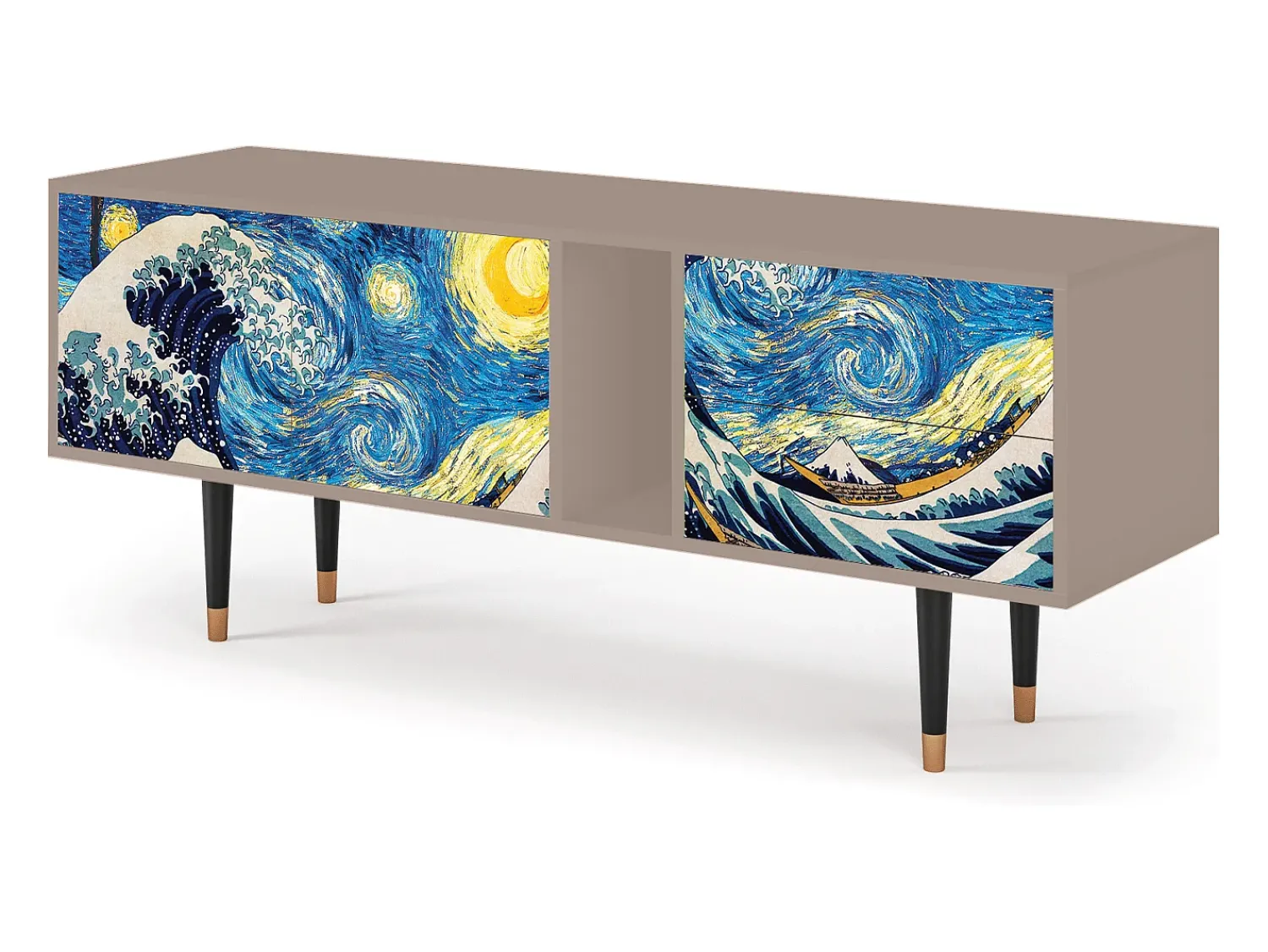 Mueble de TV - 170х69х48 cm - T1 - Great Wave, Latte^ Móvel De Tv