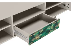 Mueble de TV - 170х59х41 cm - T6 - Green Flower, Areia^ Móvel De Tv