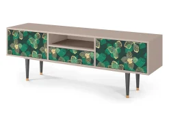 Mueble de TV - 170х59х41 cm - T6 - Green Flower, Areia^ Móvel De Tv
