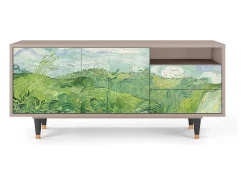 Mueble de TV - 125х56х41 cm - T7 - Green Wheat Fields, Latte^ Móvel De Tv