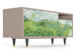 Mueble de TV - 125х56х41 cm - T7 - Green Wheat Fields, Latte^ Móvel De Tv