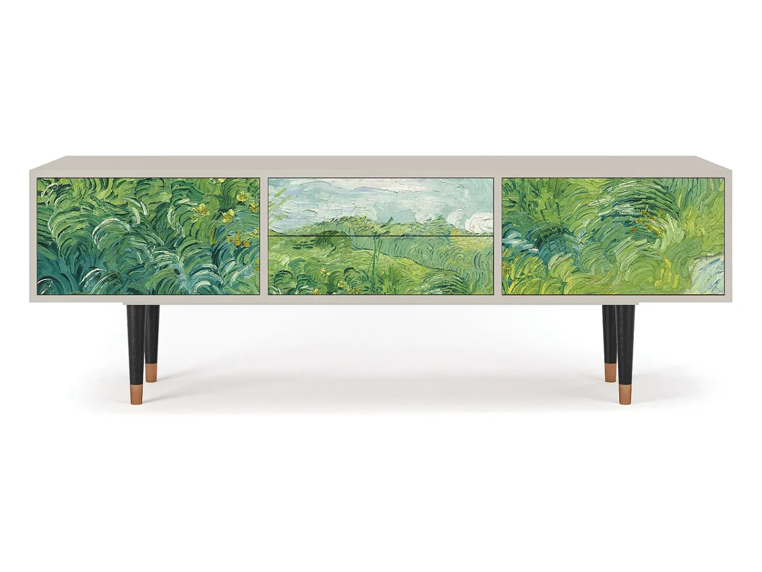 Mueble de TV - 170х59х48 cm - T4 - Green Wheat Fields, Areia^ Móvel De Tv