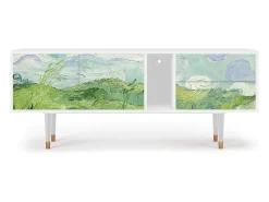 Mueble de TV - 170х69х48 cm - T1 - Green Wheat Fields, Branco^ Móvel De Tv