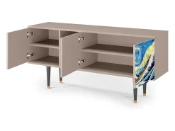 Móvel De Tv* Mueble de TV - 150х69х41 cm - T5 - Great Wave, Latte Bege