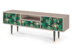 Mueble de TV - 170х59х41 cm - T6 - Green Flower, Latte^ Móvel De Tv