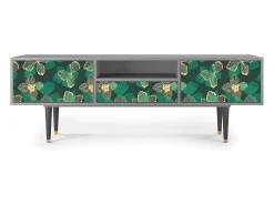 Mueble de TV - 170х59х41 cm - T6 - Green Flower, Cinza^ Móvel De Tv