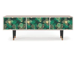 Móvel De Tv| Mueble de TV - 170х59х48 cm - T4 - Green Flower, Latte Bege