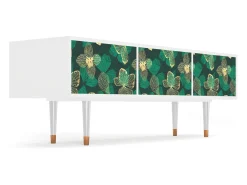 Mueble de TV - 170х59х48 cm - T4 - Green Flower, Branco^ Móvel De Tv