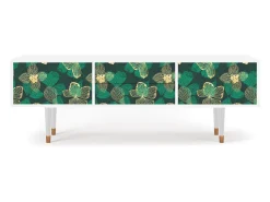 Mueble de TV - 170х59х48 cm - T4 - Green Flower, Branco^ Móvel De Tv