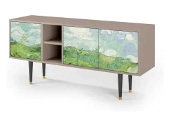 Móvel De Tv* Mueble de TV - 150х69х41 cm - T5 - Green Wheat Fields, Latte Bege