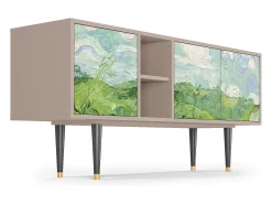 Móvel De Tv* Mueble de TV - 150х69х41 cm - T5 - Green Wheat Fields, Latte Bege