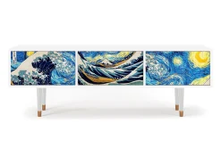 Hot Mueble de TV - 170х59х48 cm - T4 - Great Wave, Branco Bege