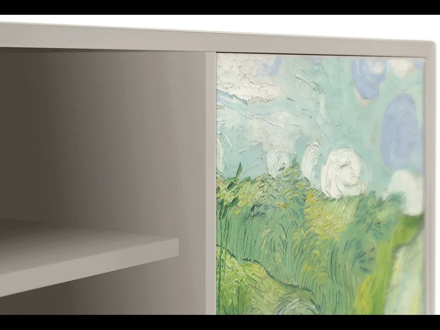 Mueble de TV - 170х69х48 cm - T2 - Green Wheat Fields, Areia^ Móvel De Tv