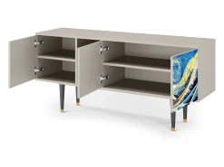 Móvel De Tv* Mueble de TV - 150х69х41 cm - T5 - Great Wave, Areia Bege