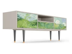 Discount Mueble de TV - 170х59х41 cm - T6 - Green Wheat Fields, Areia Bege
