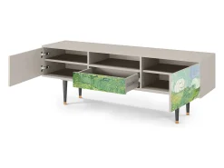 Discount Mueble de TV - 170х59х41 cm - T6 - Green Wheat Fields, Areia Bege