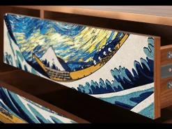 Móvel De Tv| Mueble de TV - 170х59х48 cm - T4 - Great Wave, Nogueira Castanho