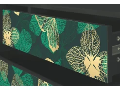 Mueble de TV - 170х59х48 cm - T4 - Green Flower, Antracite^ Móvel De Tv