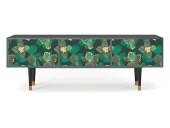 Mueble de TV - 170х59х48 cm - T4 - Green Flower, Antracite^ Móvel De Tv