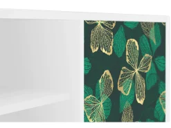 Móvel De Tv* Mueble de TV - 170х69х48 cm - T2 - Green Flower, Branco Bege