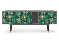 Mueble de TV - 170х69х48 cm - T1 - Green Flower, Cinza^ Móvel De Tv
