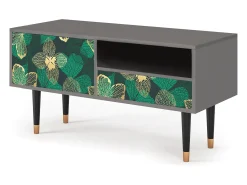 Mueble de TV - 115х59х48 cm - T3 - Green Flower, Cinza^ Móvel De Tv