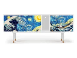 Mueble de TV - 170х69х48 cm - T1 - Great Wave, Branco^ Móvel De Tv
