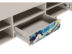 Mueble de TV - 170х59х41 cm - T6 - Great Wave, Areia^ Móvel De Tv