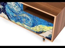 Discount Mueble de TV - 125х56х41 cm - T7 - Great Wave, Nogueira Castanho