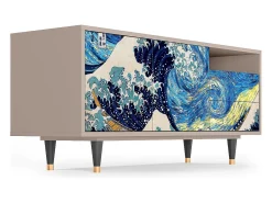 Mueble de TV - 125х56х41 cm - T7 - Great Wave, Latte^ Móvel De Tv
