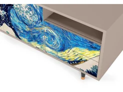 Mueble de TV - 125х56х41 cm - T7 - Great Wave, Latte^ Móvel De Tv