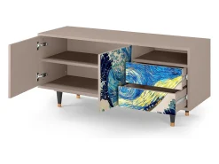 Mueble de TV - 125х56х41 cm - T7 - Great Wave, Latte^ Móvel De Tv