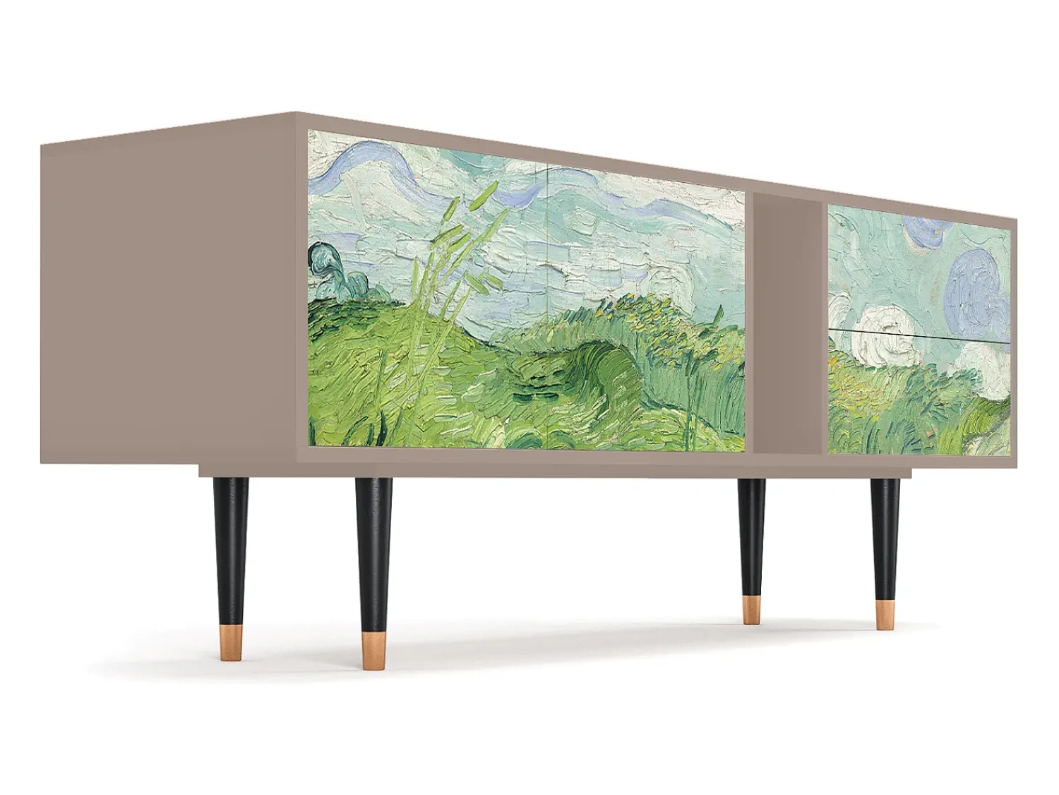 Mueble de TV - 170х69х48 cm - T1 - Green Wheat Fields, Latte^ Móvel De Tv