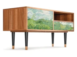 Mueble de TV - 115х59х48 cm - T3 - Green Wheat Fields, Nogueira^ Móvel De Tv