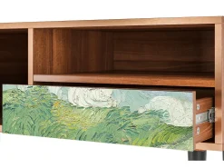 Mueble de TV - 115х59х48 cm - T3 - Green Wheat Fields, Nogueira^ Móvel De Tv