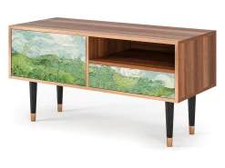 Mueble de TV - 115х59х48 cm - T3 - Green Wheat Fields, Nogueira^ Móvel De Tv
