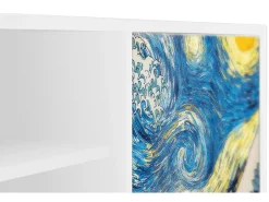 Móvel De Tv* Mueble de TV - 170х69х48 cm - T2 - Great Wave, Branco Bege