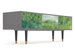 Hot Mueble de TV - 170х59х48 cm - T4 - Green Wheat Fields, Cinza Cinzento