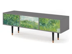 Hot Mueble de TV - 170х59х48 cm - T4 - Green Wheat Fields, Cinza Cinzento