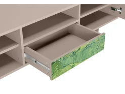 Móvel De Tv* Mueble de TV - 170х59х41 cm - T6 - Green Wheat Fields, Latte Bege
