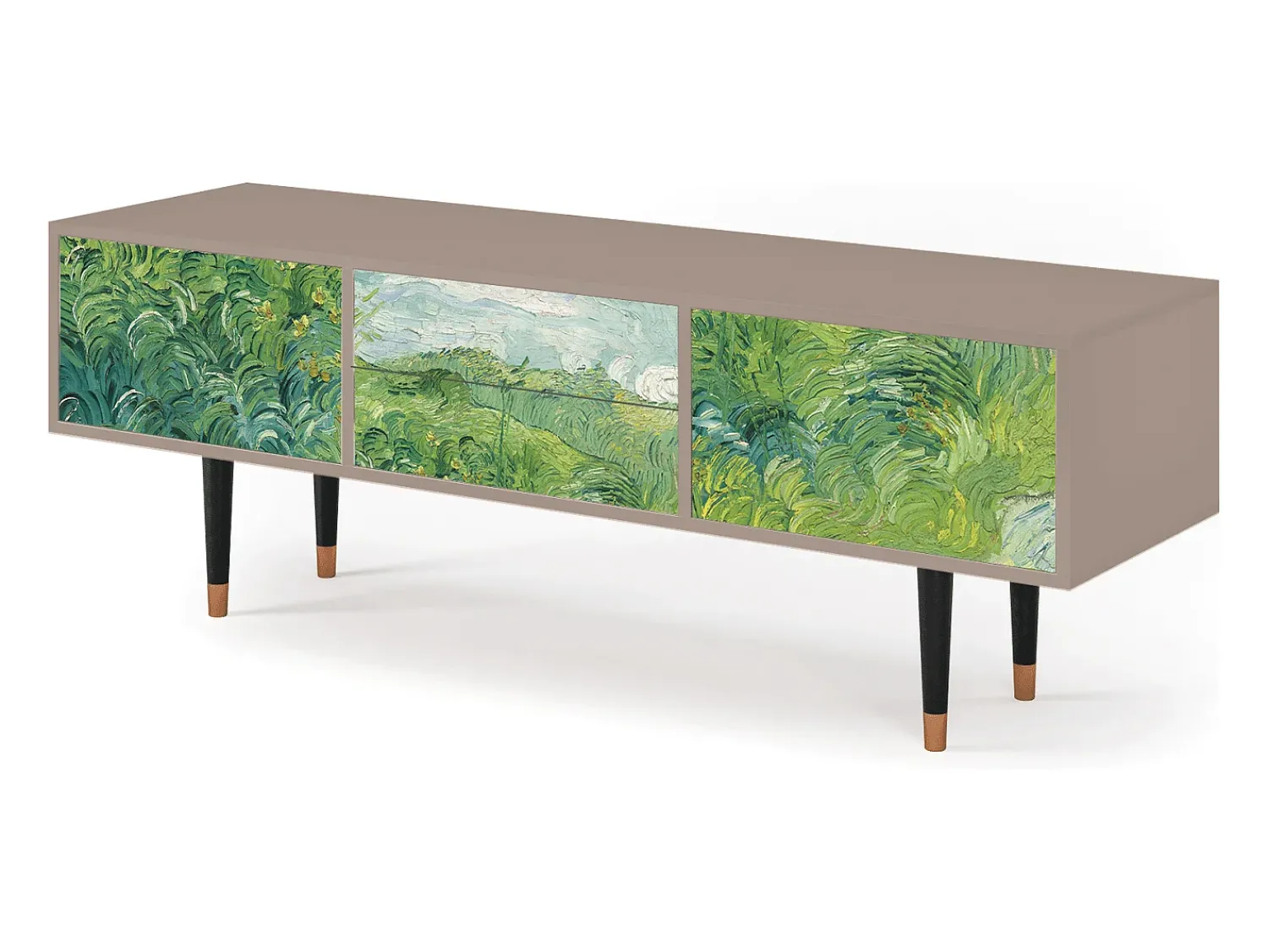 Best Mueble de TV - 170х59х48 cm - T4 - Green Wheat Fields, Latte Bege