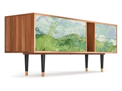 Mueble de TV - 170х69х48 cm - T1 - Green Wheat Fields, Nogueira Castanho