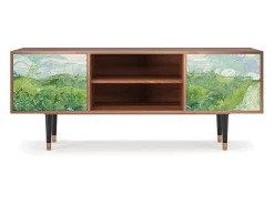 Hot Mueble de TV - 170х69х48 cm - T2 - Green Wheat Fields, Nogueira Castanho